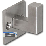 Mantelhaken Tazumal Breite 30 mm, H�he 35 mm, Edelstahl geb�rstet