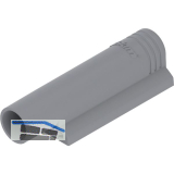 BLUM BLUMOTION Adapterplatte gerade, Schrauben, Kunststoff platingrau RAL 7036