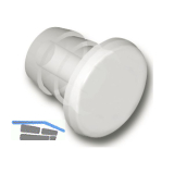 TD4 T�ranschlagd�mpfer zum Einbohren, � 8 x 1,5 Bohrma�: �5 x 5,5 transparent