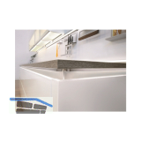 LED-Profilabdeckung zu Griffmulde Aktor L-Profil, 5000mm, opal
