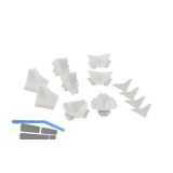 REHAU Formteile-Set Rauwalon slim-line Kunststoff Wei�