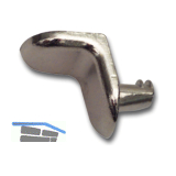 Steckbodentr�ger FIX 1, Bohr � 5 mm, Zink vernickelt, VPE 1000 ST