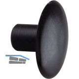 Verbindungsschraube-Abdeckkappe, 12 mm schwarz