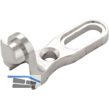 R�ckwandverbinder T2, 49,8 x 14,5 x 23,5 mm, Zinkdruckguss vernickelt