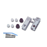 Glast�r Scharnierset 4-6, Zapfdurchmesser 5 mm, Zapfenh�he 5 mm