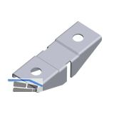 ELEMENT SYSTEM Aufsteckhalter 11612 Stahl vernickelt