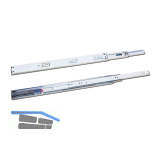 Kugelk�figf�hrung L46199 Vollauszug-Softclose, L�nge 550mm, Stahl verzinkt