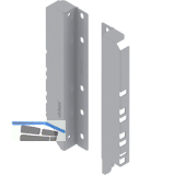 BLUM TANDEMBOX antaro R�ckwandhalter, H�he D, grau RAL9006