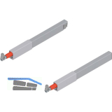 BLUM TANDEMBOX antaro L�ngsreling Set, NL 270, grau RAL 9006