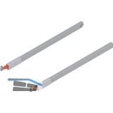 BLUM TANDEMBOX antaro L�ngsreling Set, NL 500, grau RAL 9006