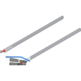 BLUM TANDEMBOX antaro L�ngsreling Set, NL 650, grau RAL 9006