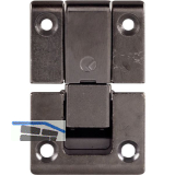 KIMANA Klappenband, 3-teilig, Zamak vernickelt dunkelgrau