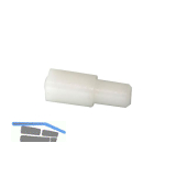 Steckbodentr�ger KU, Bohr � 5 mm, Kunststoff wei�, VPE 100 ST