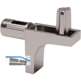 Steckbodentr�ger K-LINE 2 Zapfen 5 mm, Zamak vernickelt
