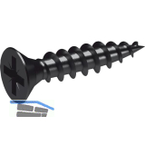 KIMANA Befestigungsschrauben 3,5 x 16 mm, schwarz