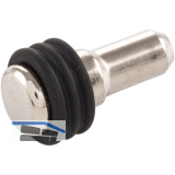 Glasbodentr�ger Petra zum Stecken, Bohr � 5 mm, Stahl vernickelt