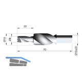 HSS Bohrer f�r Steckbodentr�ger Kintai