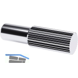 Glasbodentr�ger Atak zum Stecken, Bohr � 5 mm, Stahl vernickelt, VPE 100 ST