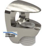 Glasbodentr�ger Cobra zum Anschrauben,Glas 5-6 mm,Zinkdruckguss vern. VPE 100 ST