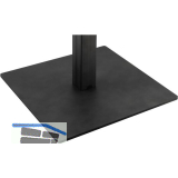 SIMAUSROM Bodenplatte Amila 500 x 500 mm Schwarzstahl schutzlackiert