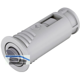 Einbohrmagnetschnapper K-LOCK Kunststoff grau