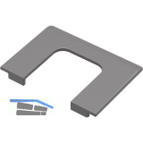 KIMANA SKIN Abdeckkappen Front H2, grau