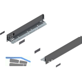 BLUM LEGRABOX pure Zarge H�he N, NL 400, Oriongrau-matt