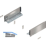 BLUM LEGRABOX pure Zarge H�he M, NL 270, INOX (Anti-Fingerprint)