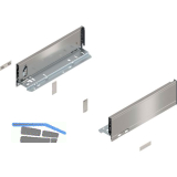 BLUM LEGRABOX pure Zarge H�he M, NL 300, INOX (Anti-Fingerprint)