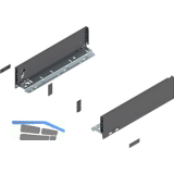 BLUM LEGRABOX pure Zarge H�he M, NL 350, Oriongrau-matt