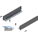 BLUM LEGRABOX pure Zarge H�he M, NL 450, Oriongrau-matt