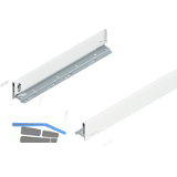 BLUM LEGRABOX pure Zarge H�he M, NL 550, Seidenwei�-matt