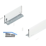 BLUM LEGRABOX pure Zarge H�he K, NL 300, Seidenwei�-matt