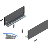 BLUM LEGRABOX pure Zarge H�he K, NL 350, Oriongrau-matt