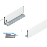 BLUM LEGRABOX pure Zarge H�he K, NL 350, Seidenwei�-matt