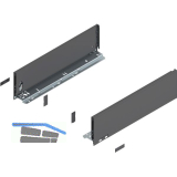 BLUM LEGRABOX pure Zarge H�he K, NL 450, Oriongrau-matt