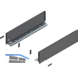 BLUM LEGRABOX pure Zarge H�he K, NL 500, Oriongrau-matt