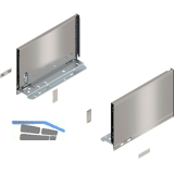 BLUM LEGRABOX pure Zarge H�he C, NL 270, INOX (Anti-Fingerprint)