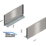 BLUM LEGRABOX pure Zarge H�he C, NL 350, INOX (Anti-Fingerprint)