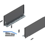 BLUM LEGRABOX pure Zarge H�he C, NL 400, Oriongrau-matt