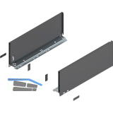 BLUM LEGRABOX pure Zarge H�he C, NL 450, Oriongrau-matt