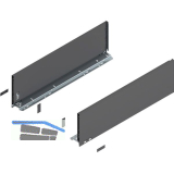 BLUM LEGRABOX pure Zarge H�he C, NL 600, Oriongrau-matt