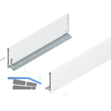 BLUM LEGRABOX pure Zarge H�he C, NL 600, Seidenwei�-matt