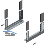 BLUM LEGRABOX free, Zarge H�he C, NL 350, Oriongrau-matt