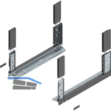 BLUM LEGRABOX free, Zarge H�he C, NL 450, Oriongrau-matt