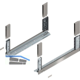 BLUM LEGRABOX free, Zarge H�he C, NL 550, Inox (Antifingerprint)