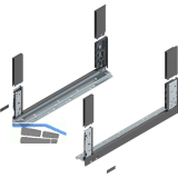 BLUM LEGRABOX free, Zarge H�he C, NL 550, Oriongrau-matt