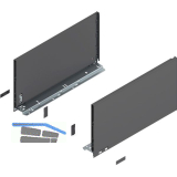 BLUM LEGRABOX pure Zarge H�he F, NL 450, Oriongrau-matt