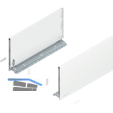 BLUM LEGRABOX pure Zarge H�he F, NL 450, Seidenwei�-matt