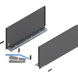 BLUM LEGRABOX pure Zarge H�he F, NL 500, Oriongrau-matt